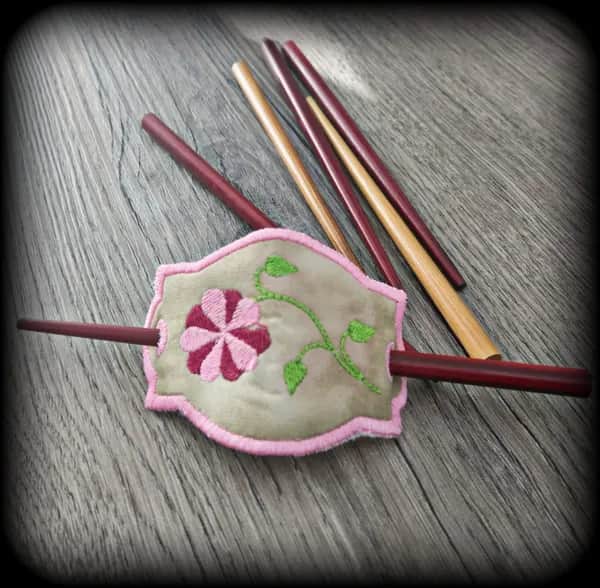 ITH Stickdatei Haarschmuck