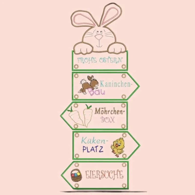 ITH Stickdatei Osterdeko 2