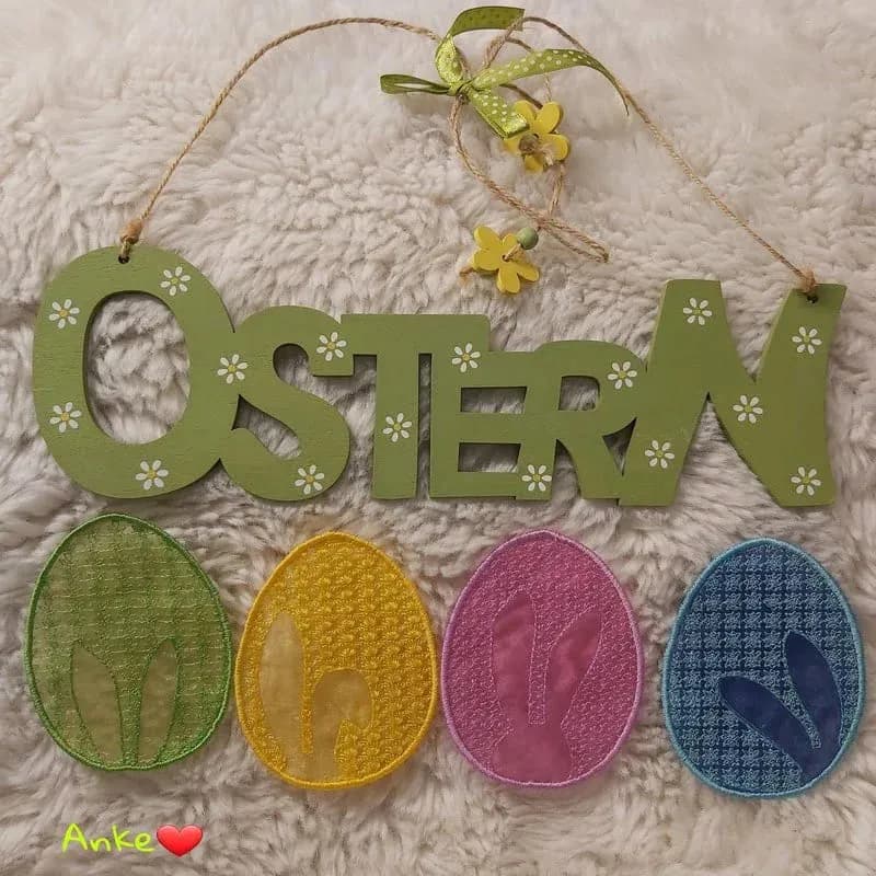 ITH Stickdatei Ostereier 4-teilig 3