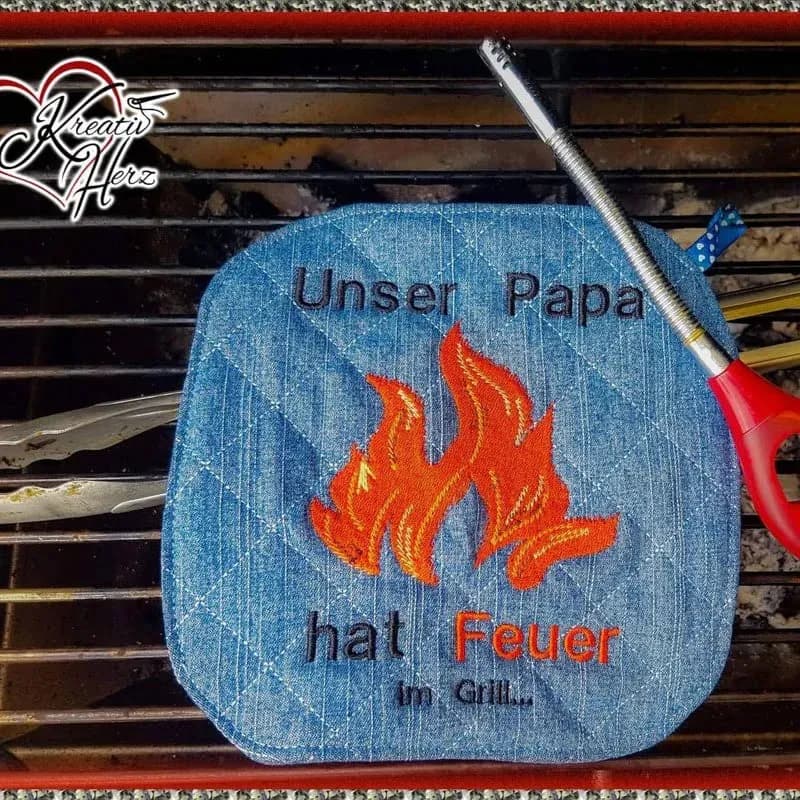 ITH Topflappen Stickdatei Blanko – Topfi komplett im Rahmen sticken | stiXXie 5