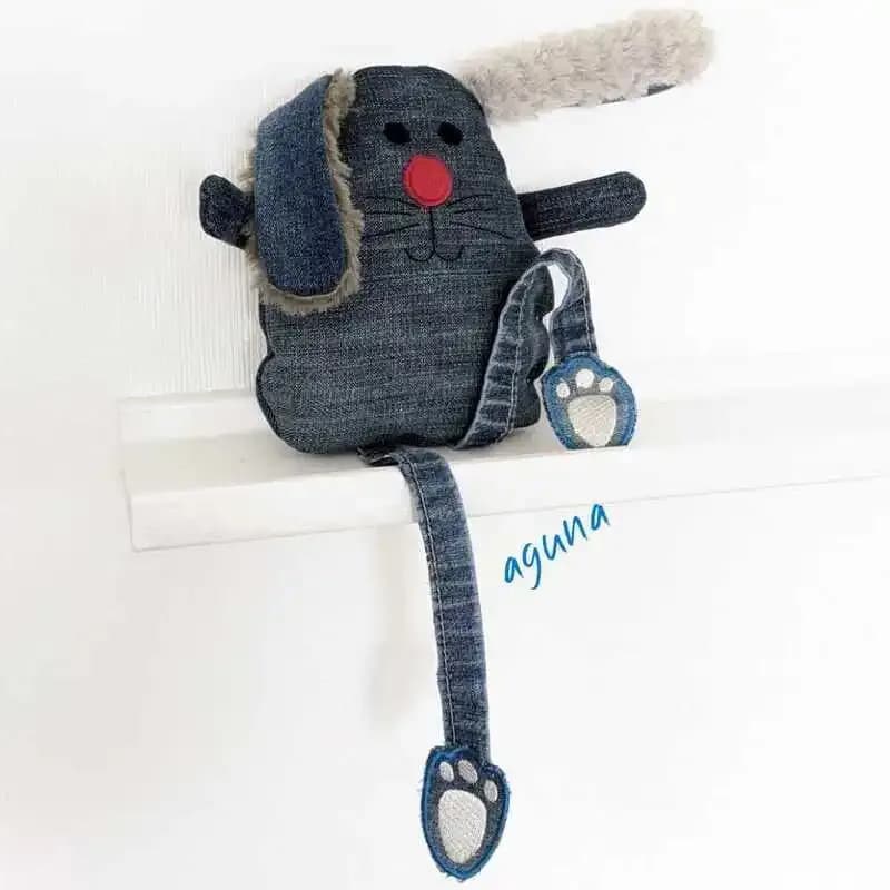 ITH Stickdatei verrückter Hase 2