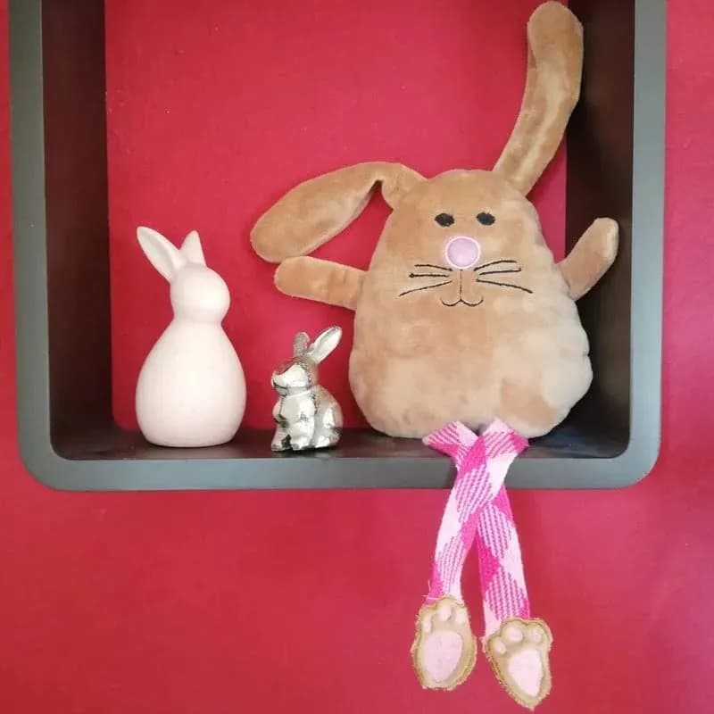 ITH Stickdatei verrückter Hase 5