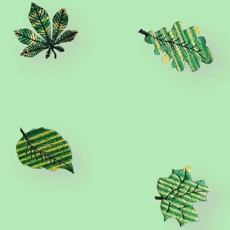 Stickdatei Blätter Minis 4-er Set 2