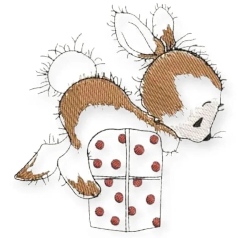 Stickdatei Hase Mimi Applikationsdatei 3