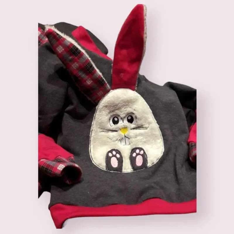 Stickdatei Hase Mümmel Applikation 5