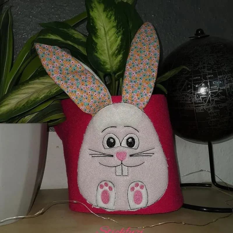 Stickdatei Hase Mümmel Applikation 2