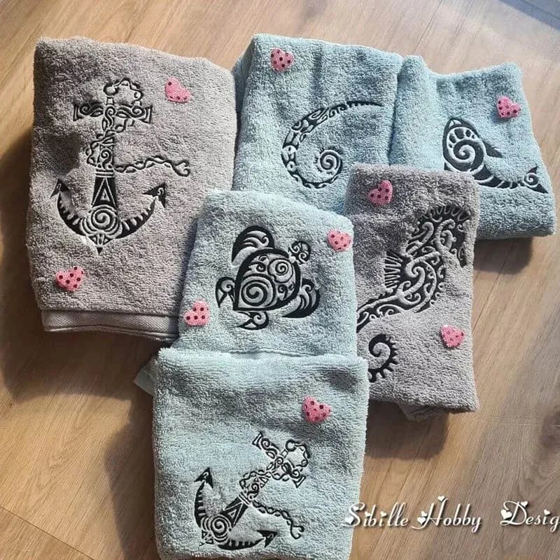 Stickdatei Maritime Tribal Set 2