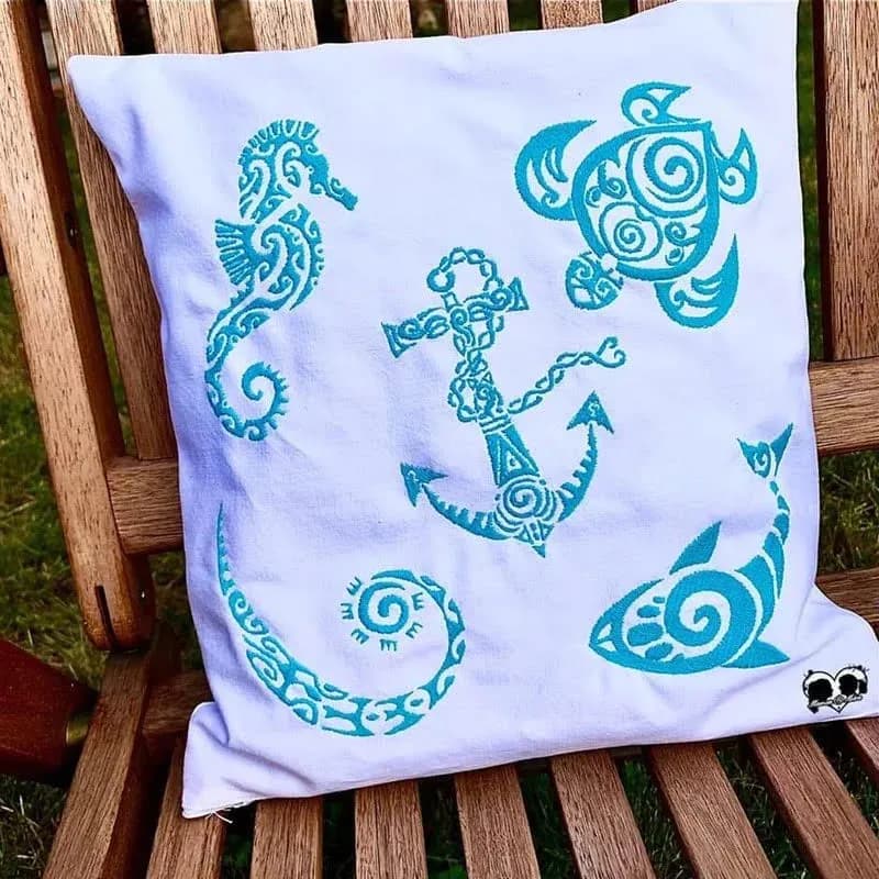 Stickdatei Maritime Tribal Set 4