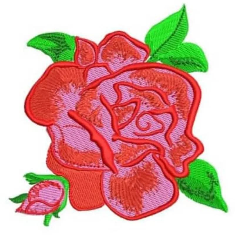 Stickdatei Rosen Einzeln – Einzelblüten im 10x10 Rahmen | stiXXie 3