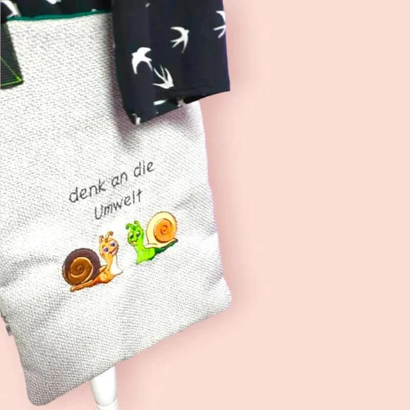 Stickdatei Schnecken Lilo und Fiete 2