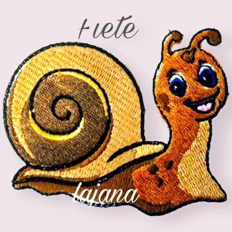 Stickdatei Schnecken Lilo und Fiete 4