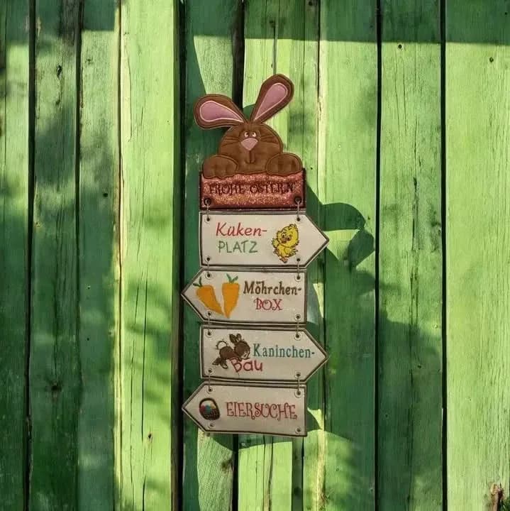ITH Stickdatei Osterdeko