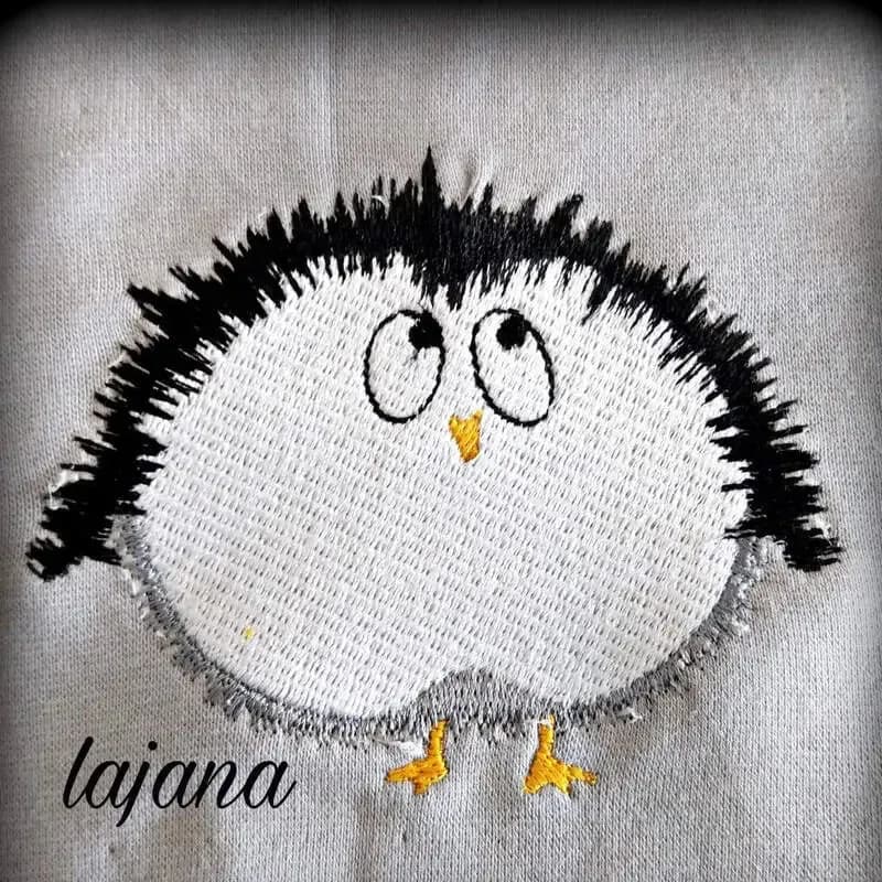 Stickdatei Pinguin Pingu